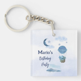 Chaveiro Aniversário de elefantes da Lua Azul