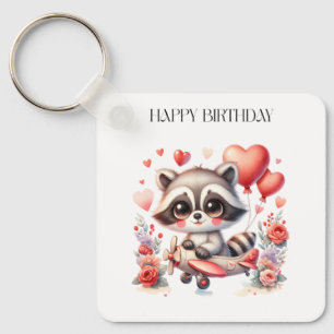 Chaveiro Aniversário do Guaxinim Voador