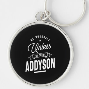 Chaveiro Aniversário do Nome Personalizado do Addyson