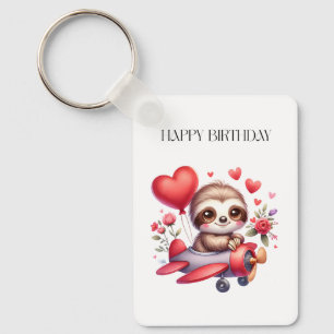 Chaveiro Aniversário do Piloto Preguiça