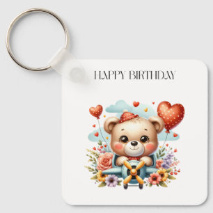 Chaveiro Aniversário do Piloto Ursinho