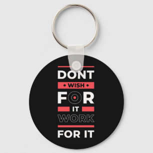 Chaveiro Aniversário Dotado Trabalha Para Isso