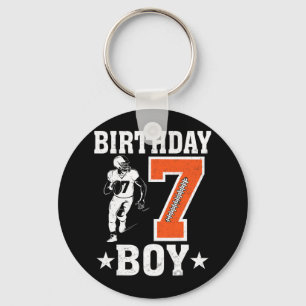 Chaveiro Aniversário Garoto De 7 Anos De Idade 7 Birthd