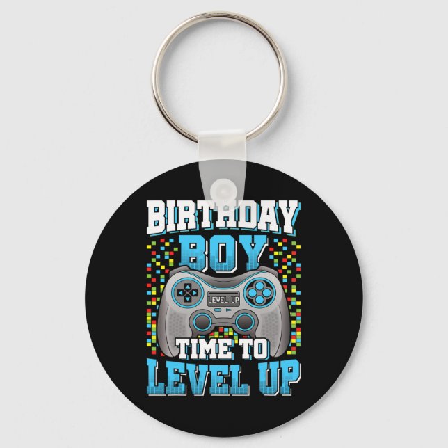Chaveiro Aniversário, Hora Do Aniversário Para Aproximar O  (Frente)