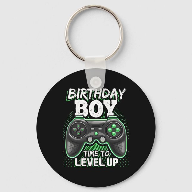 Chaveiro Aniversário, Hora Do Aniversário Para Aproximar O  (Frente)