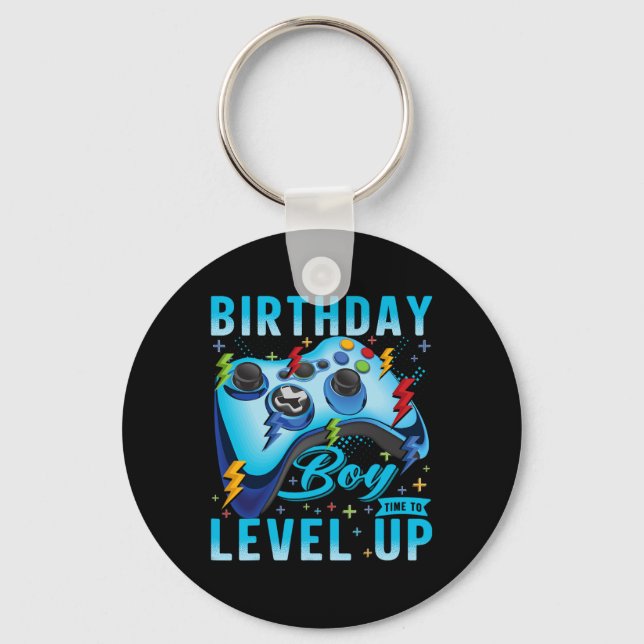 Chaveiro Aniversário, Hora Do Aniversário Para Aproximar O  (Frente)
