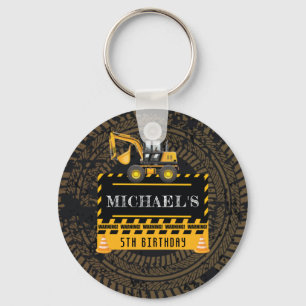 Chaveiro Aniversário Personalizado Em Construção