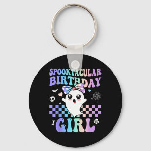 Chaveiro Aniversário Spooktacular Cute Ghost Halloween Birt