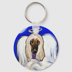 Chaveiro Anjo Afghan Hound