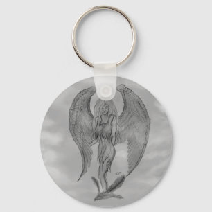 Chaveiro Anjo, Arte Lápis em Marmor Design