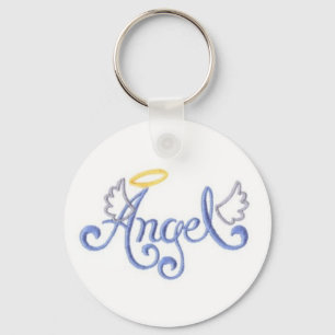 Chaveiro Anjo bordado