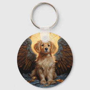 Chaveiro Anjo do ouro Retriever