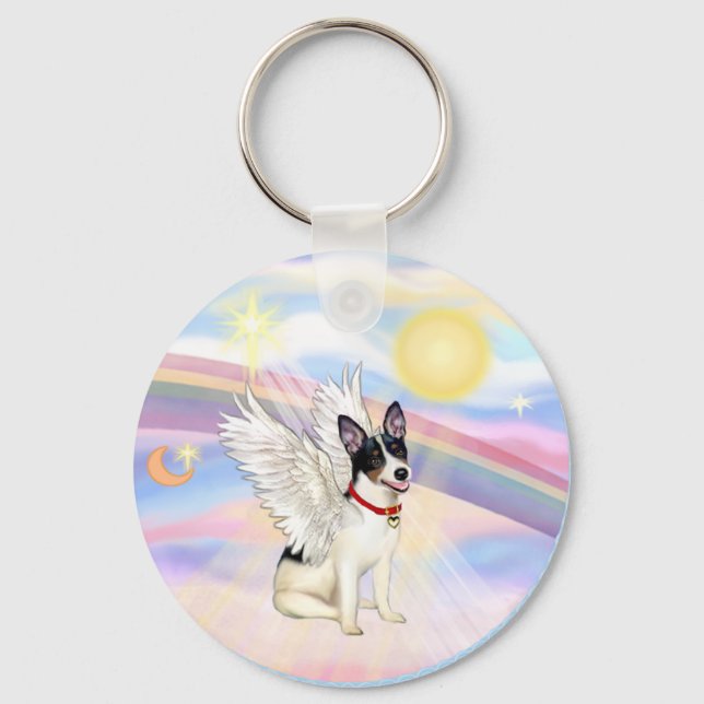 Chaveiro Anjo do Rat Terrier (Frente)