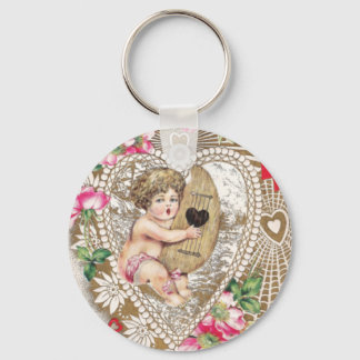 Chaveiro Anjo Querubim Imagem Vintage