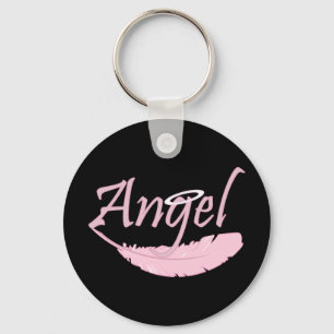 Chaveiro Anjo Rosa
