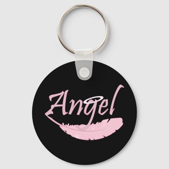 Chaveiro Anjo Rosa (Frente)