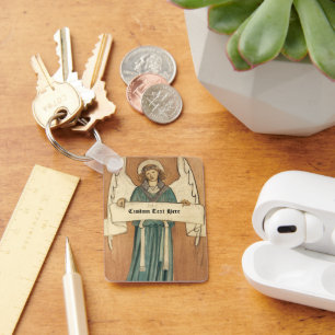 Chaveiro Anjo Vitoriano Antigo por William Morris