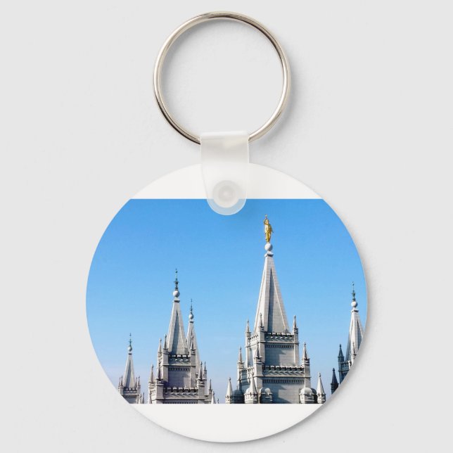 Chaveiro anjos moroni templo mórmon salt lake city (Frente)