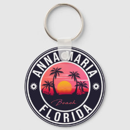 Chaveiro Anna Maria Island Florida Beach Retro Souvenir