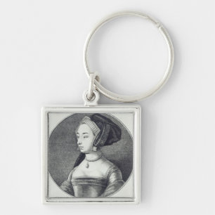 Chaveiro Anne Boleyn, gravada por Wenceslaus Hollar, 1649