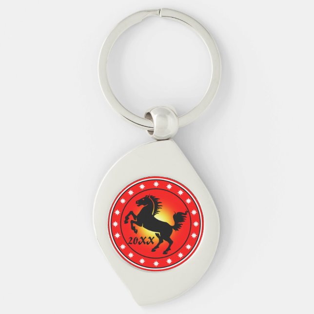 Chaveiro Ano do Cavalo (Frente)