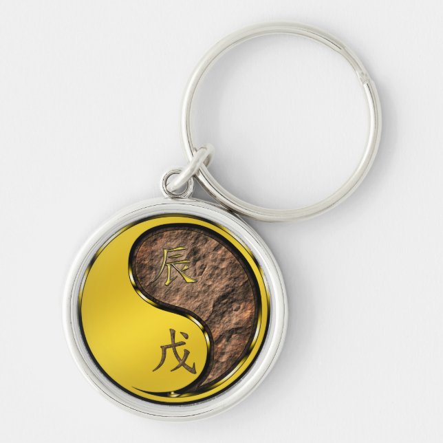 Chaveiro Ano do Dragão da Terra (Frente)