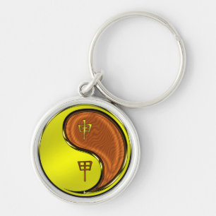 Chaveiro Ano do Macaco da Madeira