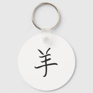 Chaveiro Ano do Ram/Letra de Ovinos Chineses