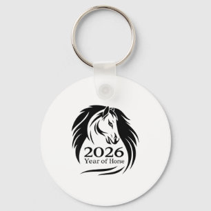 Chaveiro Ano Festivo do Cavalo de Fogo 2026 Ano Novo Chinês