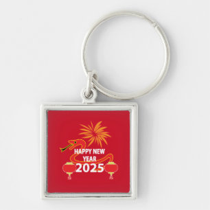 Chaveiro Ano Novo Chinês 2025 Cobra Ano Novo Chinês 