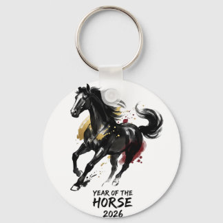 Chaveiro Ano Novo Chinês 2026 Cavalo Arte