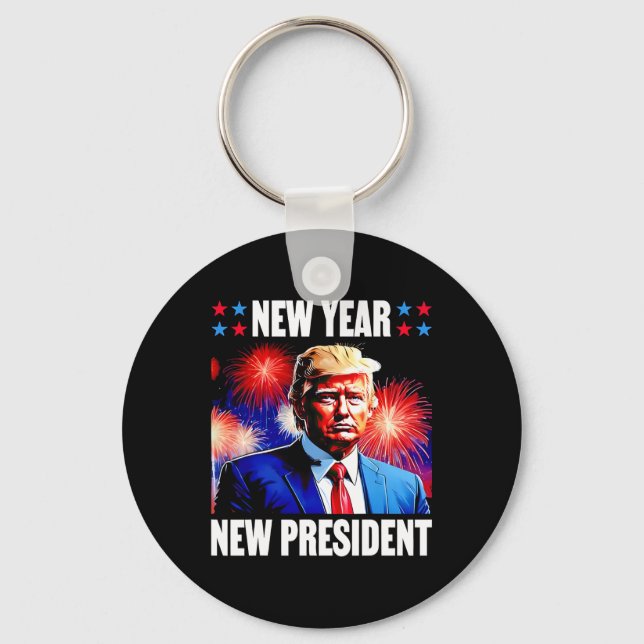 Chaveiro Ano Novo Presidente Trump 2024 (Frente)