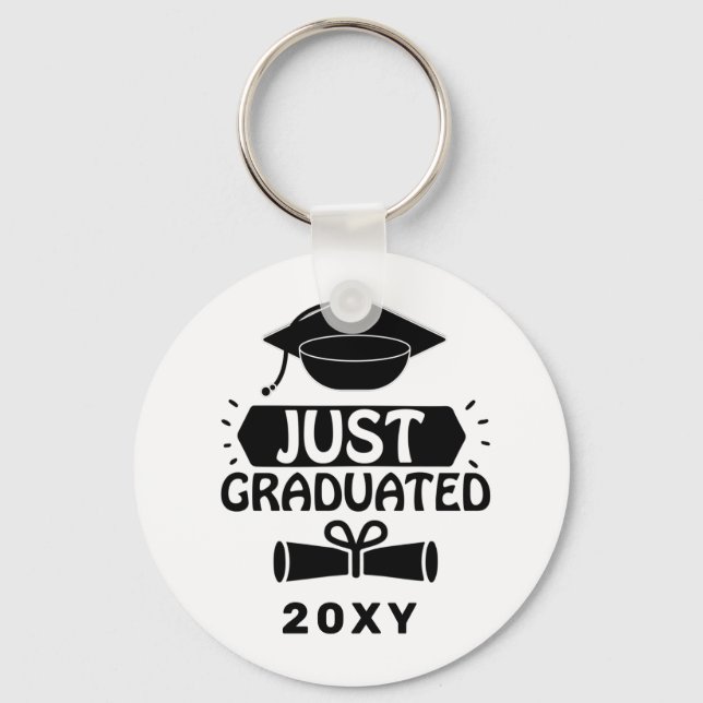 Chaveiro Ano Personalizado Simplesmente Graduado (Frente)