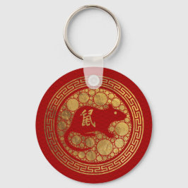 Chaveiro Ano Zodíaco Chinês do Rato 2020