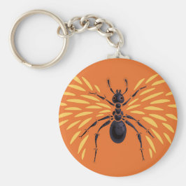 Chaveiro Ant Insect Lover Fiery Orange