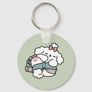 Chaveiro Antes da hora de dormir com o meu pai - livro e cã