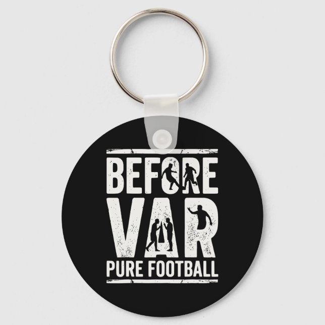 Chaveiro Antes do Var Futebol Puro Futebol Retro Design de  (Frente)