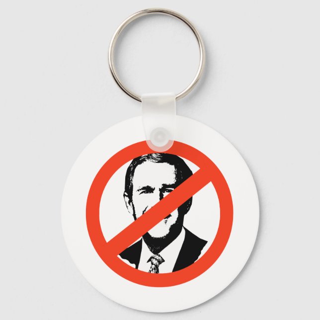 Chaveiro ANTI-BUSH - ANTI-George W. Bush (Frente)
