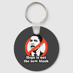 CHAVEIRO ANTI-OBAMA/ESPERANÇA NÃO É O PRETO NOVO