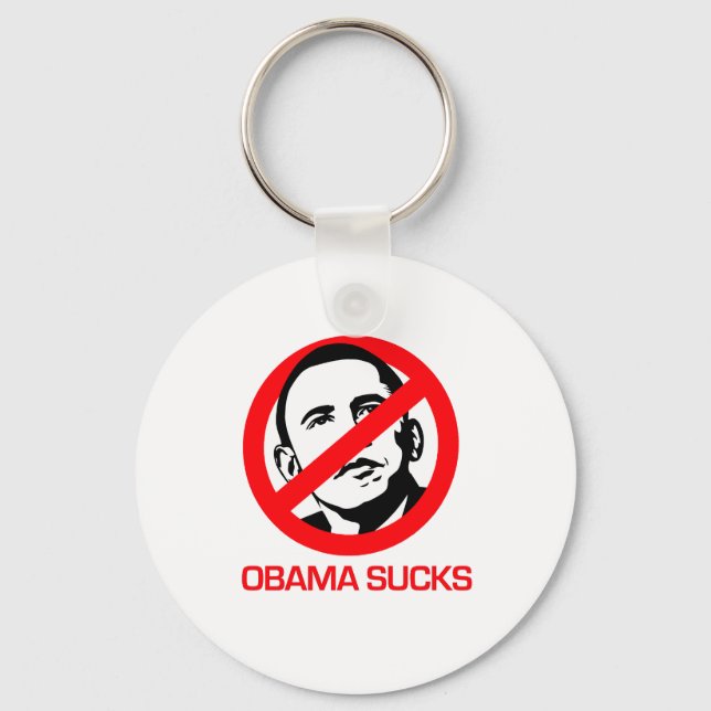 Chaveiro Anti-Obama - Obama Sucks (Frente)
