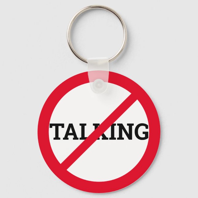 Chaveiro Anti-Talking (Frente)