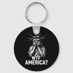 Chaveiro Anti-Trump Política E Democracia Wtf América 1