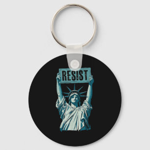 Chaveiro Anti-trump resiste não é meu presidente Anti-trump