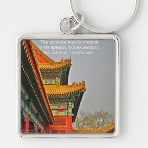 Chaveiro Antiga Arquitetura Chinesa Confucius Cotação Dotad