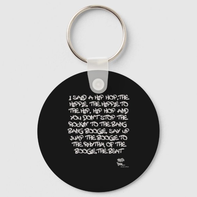 Chaveiro Antiga Faculdade Rap Hip Hop Merch Lyric Cotação 8 (Frente)