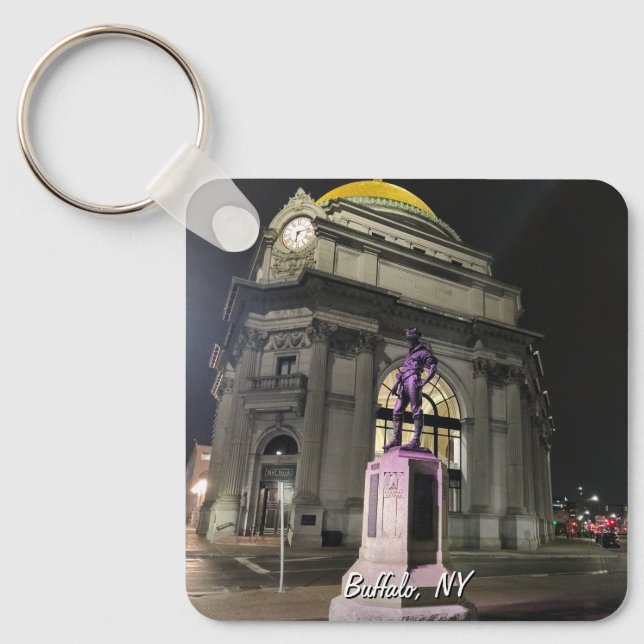 Chaveiro Antigo Buffalo Savings Bank (Frente)