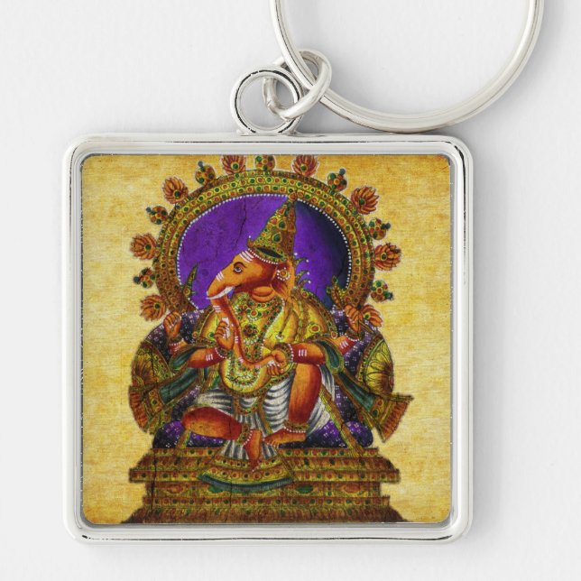 Chaveiro Antiguidade de Ganesha Deva (Frente)