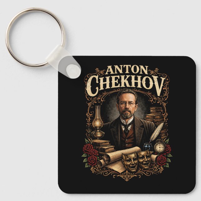 Chaveiro Anton Chekhov (Frente)