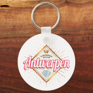 Chaveiro Antwerp Flanders Bélgica Retro Vintage Souvenir