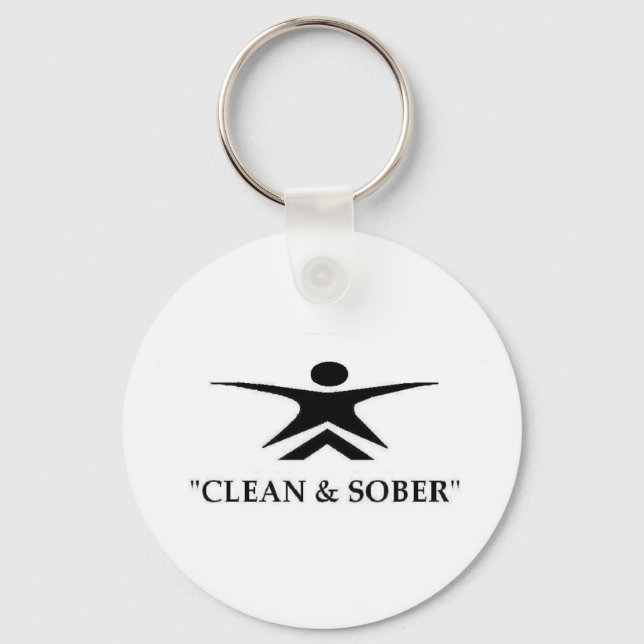 Chaveiro Anuemi Clean & Sober Chaveiro! (Frente)